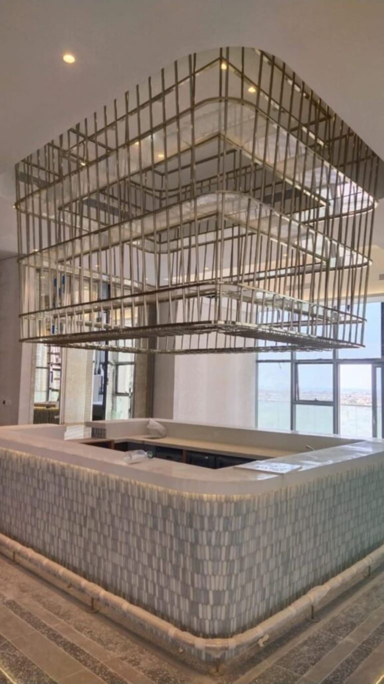 Steel fabrication project in Dubai